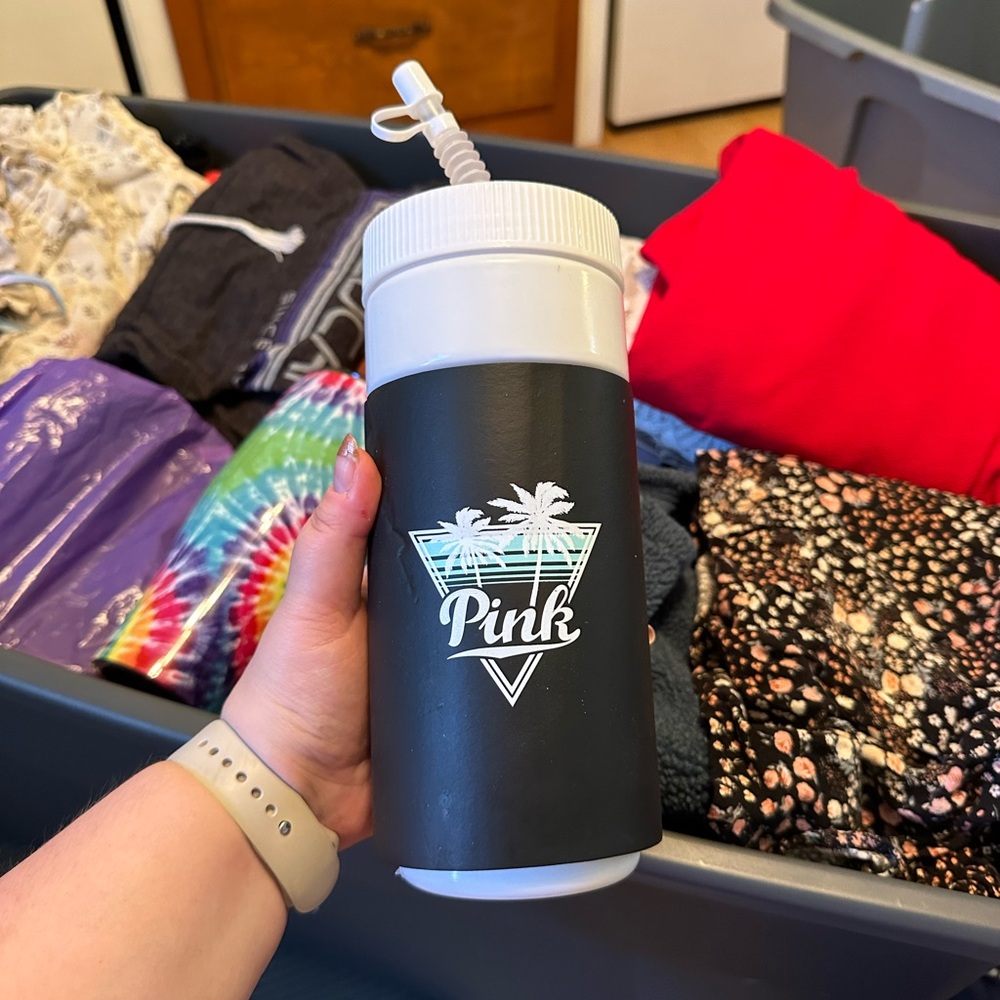 PINK Victoria's Secret Retro Water Bottle